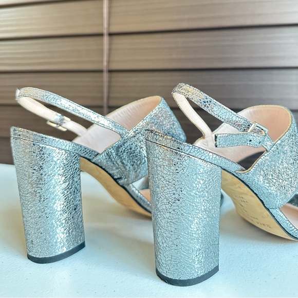Kate Spade Irvine Metalic Leather Slingback Sandal - Picture 11 of 16
